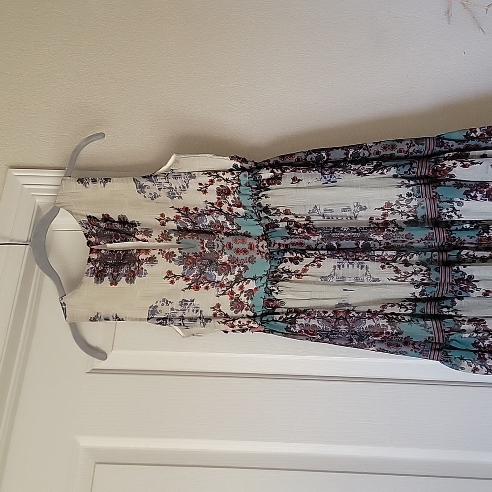 NWT Anthropologie Bhanuni  Madera Maxi Dress 4 - Picture 6 of 11